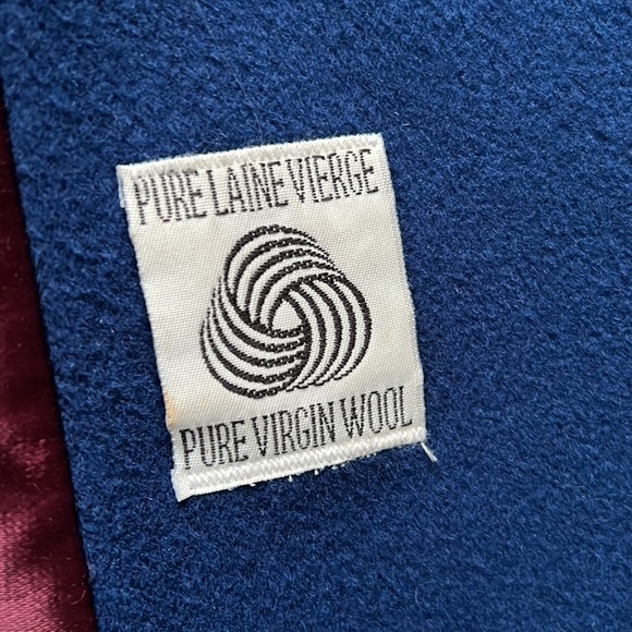 🔥électre Paris🔥 | Vintage royal blue pure virgin wool long peacoat - Picture 11 of 15